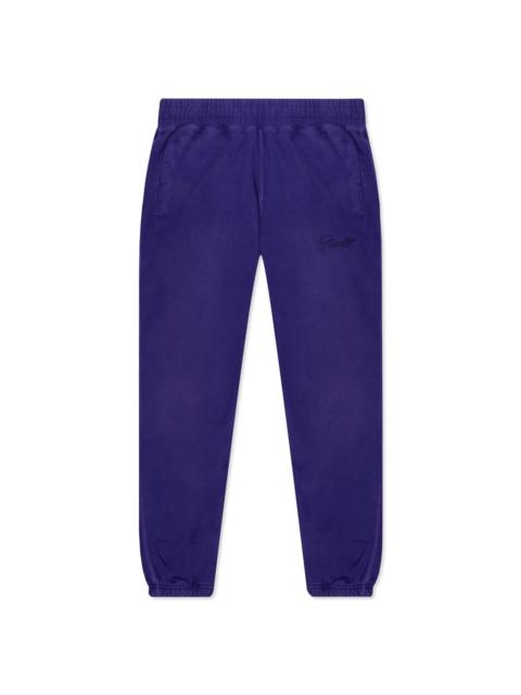 AWAKE NY AWAKE SUNBLEACHED LOGO SWEATPANTS - PURPLE