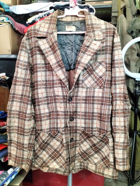 Other Designers Vintage 80s Montgomery Ward Plaid Blazer Street art fashion
