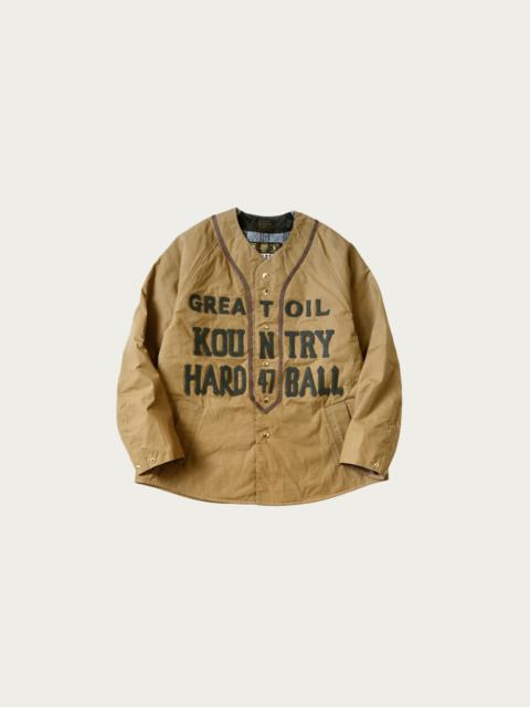 Kapital Weather Cotton Oil Coating Baseball Blouson - Beige