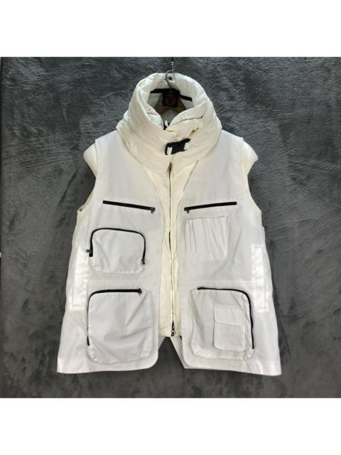 Other Designers Avant Garde - COLMAR DOUBLE LAYER HOODED WHITE PUFER VEST #6509-70