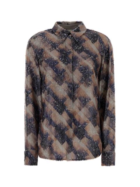 Dries Van Noten Dries Van Noten Women Embellished Viscose Chowy Shirt