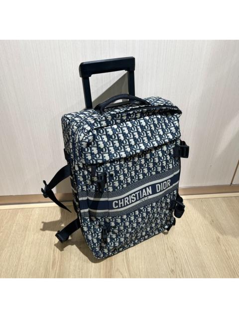 Dior Dior Blue Oblique Hard-Sided Trunk