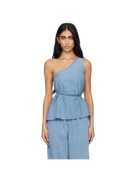 BASERANGE Blue Eye Denim Top