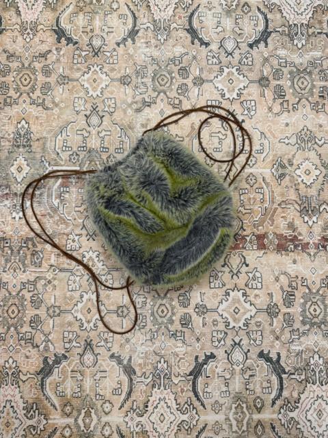 Yohji Yamamoto Yohji Yamamoto 96AW Fur Season Iridescent Fur Backpack