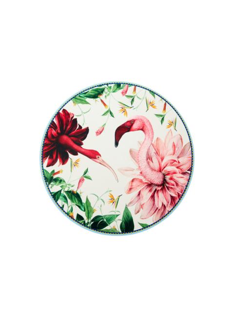La DoubleJ Disk Placemat - Birdbloom Ivory