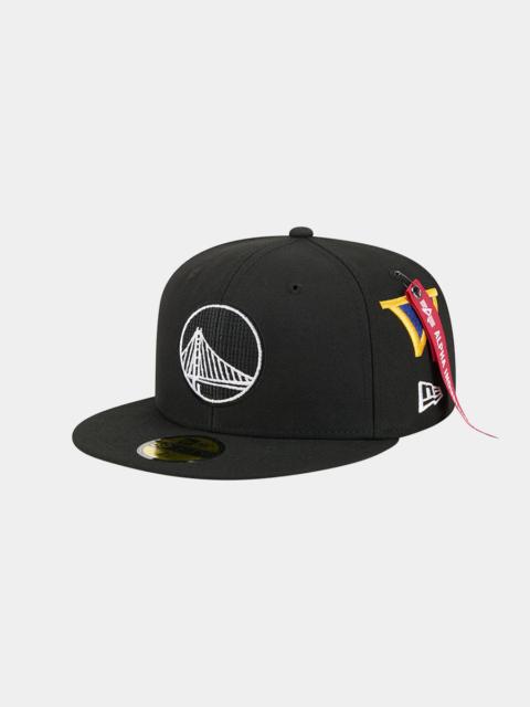 ALPHA INDUSTRIES GOLDEN STATE WARRIORS X ALPHA X NEW ERA 59FIFTY FITTED CAP