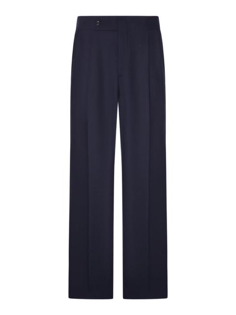 GIORGIO ARMANI Giorgio Armani Men Oversized Trousers In Fluent Virgin Wool With Pences