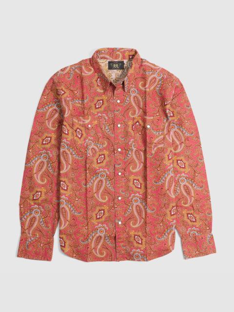 RRL by Ralph Lauren Double RL Long Sleeve Buffalo Paisley Shirt