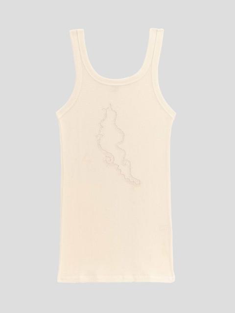 BASERANGE Ponte Tank - Fine Organic Cotton Rib