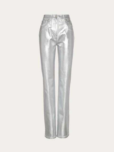 FERRAGAMO Ferragamo Laminated 5 Pocket Trouser