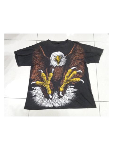 Harley Davidson - Vintage 90s Eagle AOP T Shirt Travis Scott Y2K