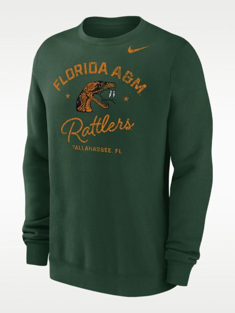Nike Nike Club Fleece College (Florida A&M University) Men’s Crew-Neck Sweatshirt