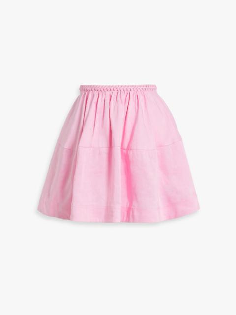 Aje. Anne linen-blend mini skirt
