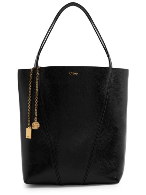 Chloé Chloe Spin Medium Grained Leather Tote