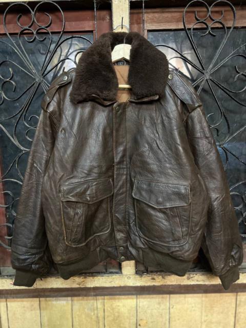 Other Designers Vintage - VINTAGE TYPEA-2 MILITARY USAF LEATHER JACKET
