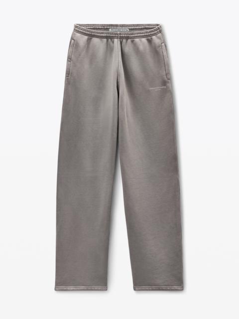 Alexander Wang Grey Wide-Leg Sweatpants