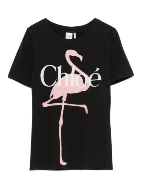 Chloé Chloé Women Printed Cotton T-Shirt