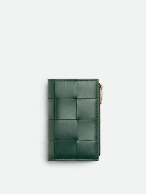 Bottega Veneta Medium Cassette Bi-Fold Zip Wallet