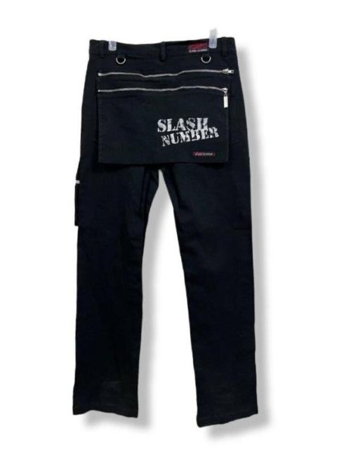 Other Designers Japanese Brand × Seditionaries - Punk Bondage Slash Number Parachute Cargo Streetwear