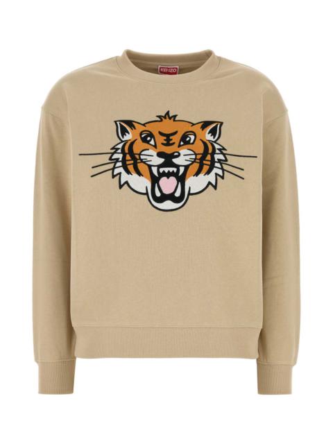 Kenzo Women Cappuccino Cotton Sweatshirt