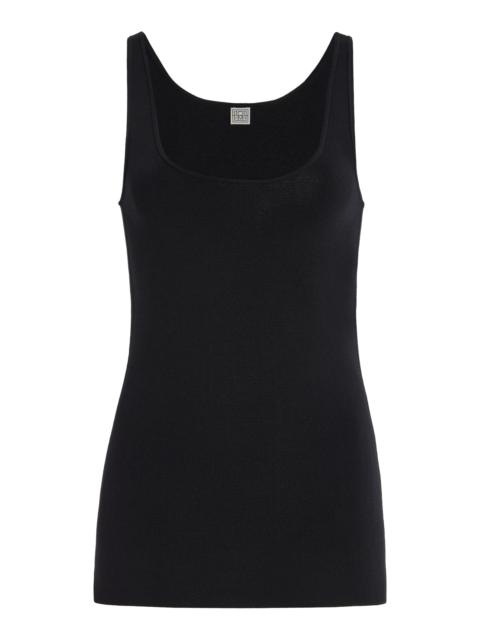 TOTEME Compact Knit Tank black