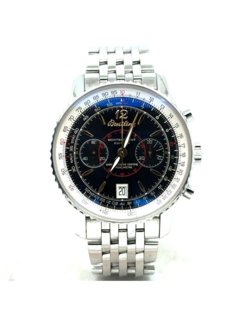 BREITLING Pre-owned Breitling Navitimer Montbrillant Chronograph Hand Wind Black Dial Men's Watch A4833012/B77