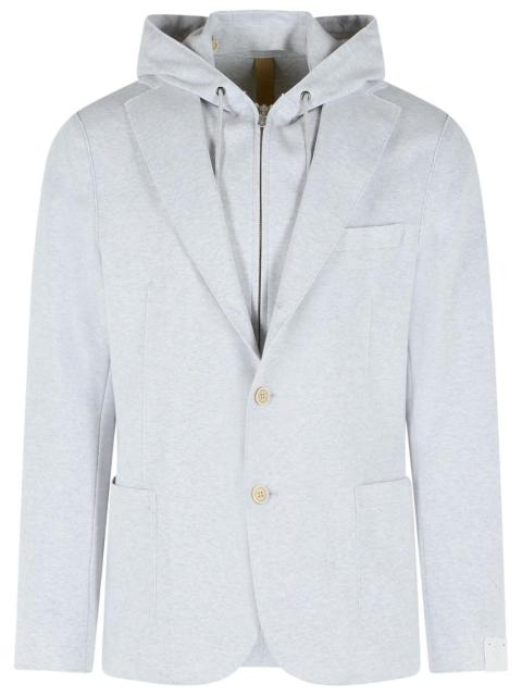 Other Designers Eleventy Grey Cotton Blend Blazer Men