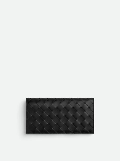 Bottega Veneta Intrecciato Long Wallet With Coin Purse