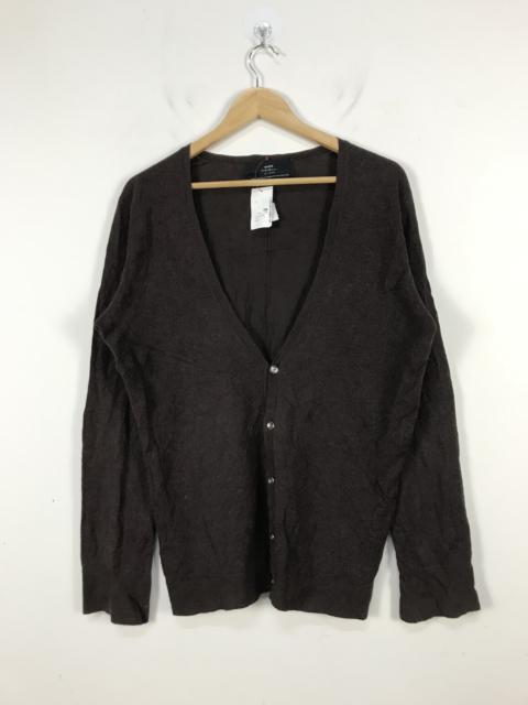 Other Designers Ships Jet Blue - Ships Jet Blue Dark Gliter Plain Knit Cardigan #2637