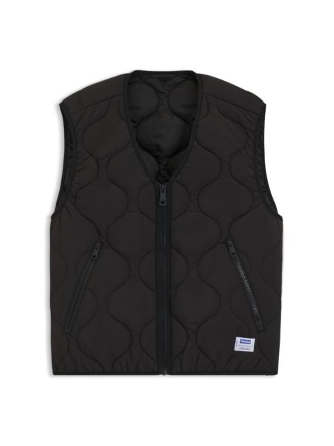 HUGO WATER-REPELLENT RELAXED-FIT GILET WITH ONION QUILTING