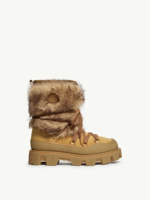 Moncler Peak Après Suede & Shearling Boots