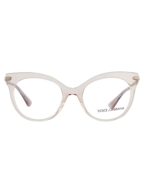 Dolce & Gabbana Dolce and Gabbana Demo Cat Eye Ladies Eyeglasses DG3392 3432 52