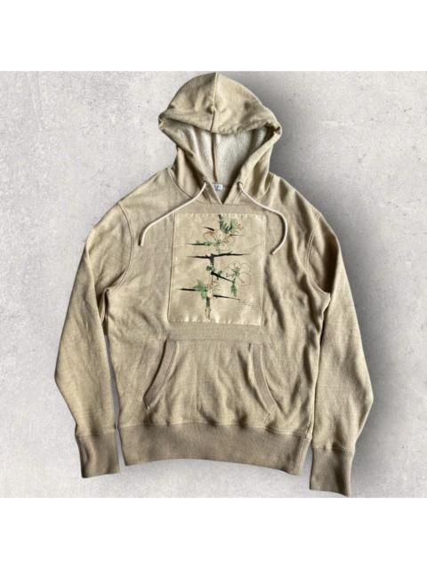 Loewe Loewe Botanical Print Patch Knit Hoodie