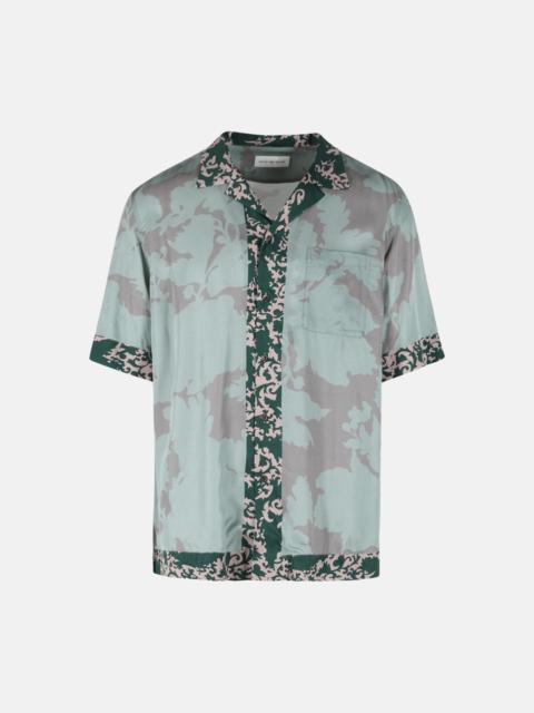 Dries Van Noten 'CARLTONE' GREEN VISCOSE SHIRT