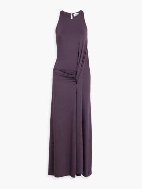 Victoria Beckham Asymmetric stretch-jersey maxi dress