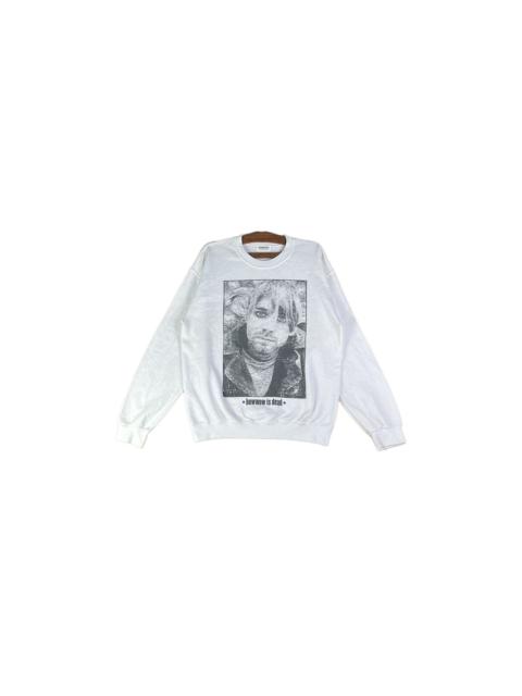 Other Designers Vintage - VINTAGE SWEATSHIRT KURT COBAIN BY BOWWOW