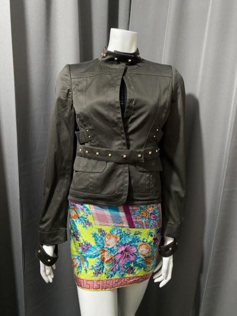 GUCCI F/W 2003- Gucci by TF- Bondage Rock Studded Biker Jacket