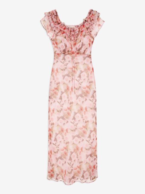 For Love & Lemons Fallen Floral Maxi Dress