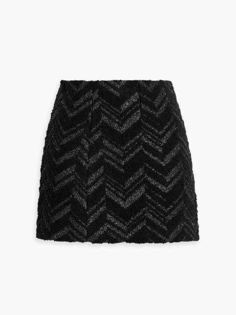 Missoni Metallic bouclé-tweed mini skirt