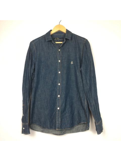 Other Designers United Bamboo - Le Bac by United Bambo Indigo Blue Denim Shirt