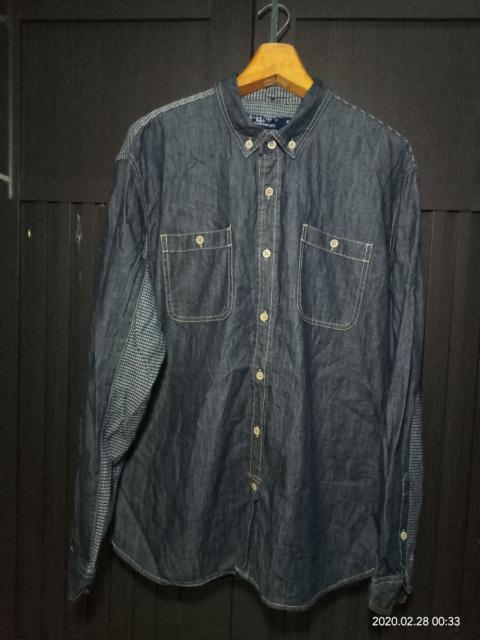 Other Designers Denime - Vintage Chambray Giordano Denim n oshkosh flannel fabric