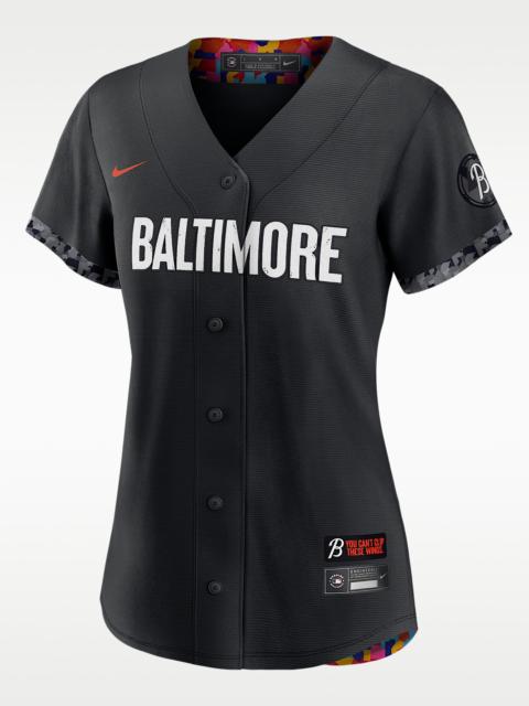Nike MLB Baltimore Orioles City Connect Women's Replica Baseball Jersey