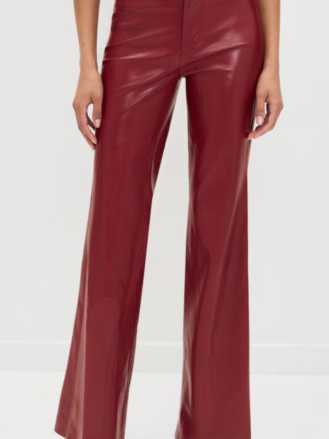 Alice + Olivia Andrew Vegan Leather Trousers