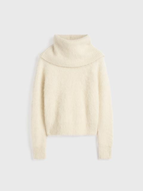 TOTEME Funnel alpaca-blend knit milk