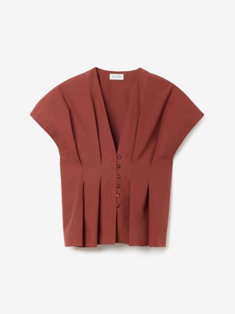 House of Dagmar Cinched Cotton top