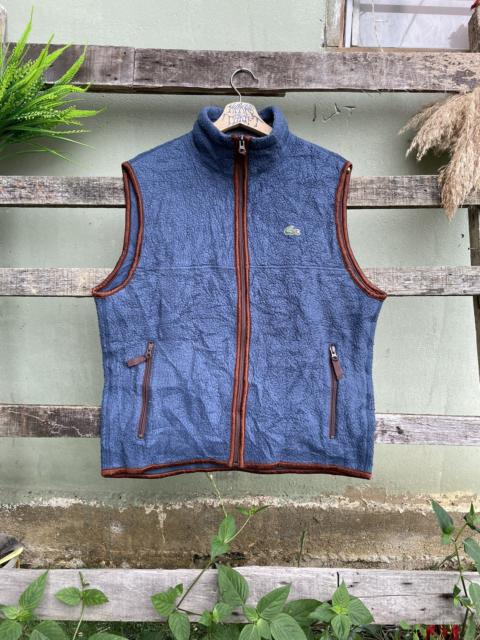 Vintage Lacoste Sherpa Fleece Vest Japan