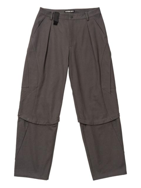 HYEIN SEO pleated panelled trousers