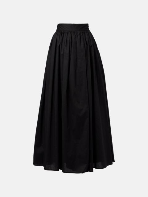 ADRIANA DEGREAS Cotton maxi skirt