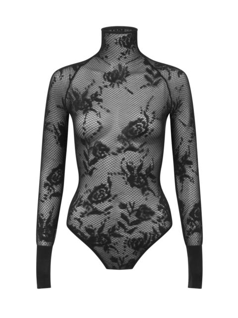 Alaïa Lace Bodysuit blue