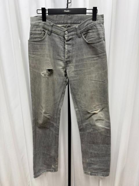 Helmut Lang Helmut Lang distressed washed jeans